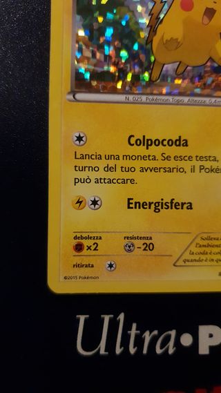 2016 Pokemon TCG Pikachu Holo 6/12 McDonalds Promo