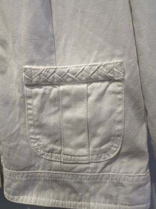 Chaqueta Corta Cortefiel Flores Forro Talla XL