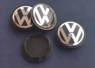 4 TAPAS RUEDA LLANTA VOLKSWAGEN 65/56mm 3B7601171