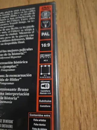 DVD El Hundimiento (Downfall) Hitler