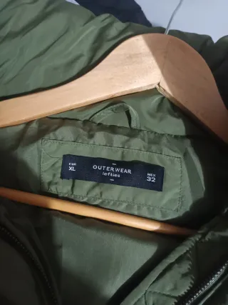 Chaqueta acolchada verde mujer Talla XL