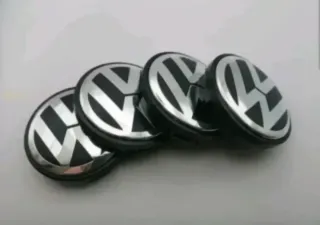 4 CENTROS RUEDA LLANTA VOLKSWAGEN 65mm 3B7601171