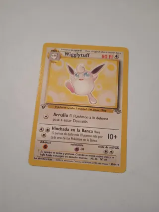 Carta Pokémon Wigglytuff primera edición
