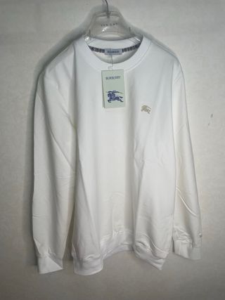 Felpa bianca nuova Spedizione veloce Assistenza