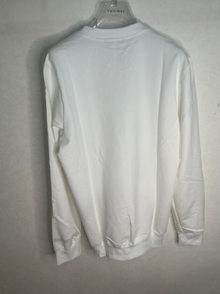 Felpa bianca nuova Spedizione veloce Assistenza