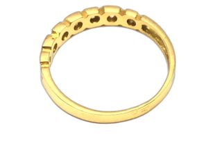 anillo oro 18k con piedra con diamante