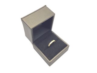 anillo oro 18k con piedra con diamante