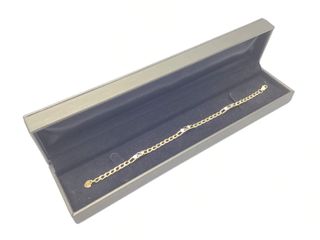 pulsera oro 18k con piedra con circonita