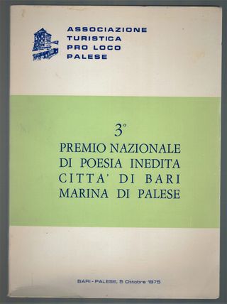 3° PREMIO NAZI.LE DI POESIA INEDITA CITTÀ DI BARI