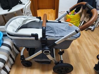 Cochecito de bebé Kinderkraft gris