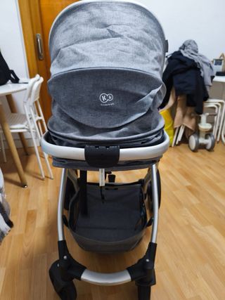 Cochecito de bebé Kinderkraft gris