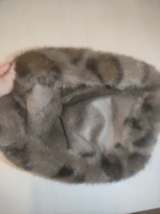 Gorro con estampado leopardo