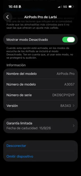 Auriculares Apple AirPods Pro (Blancos)