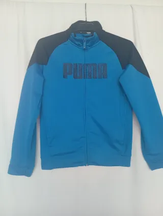 Chaqueta Puma Talla 12 Azul y Negra