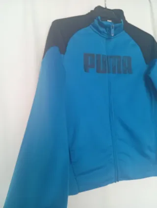 Chaqueta Puma Talla 12 Azul y Negra