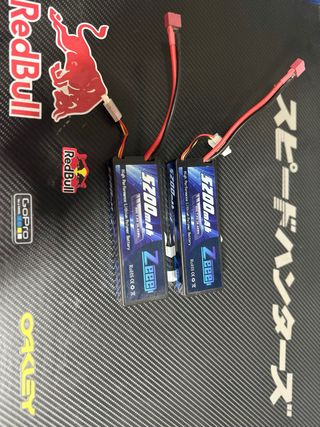 2 Baterías LiPo Zeee 5200mAh 7.4V RC 2s