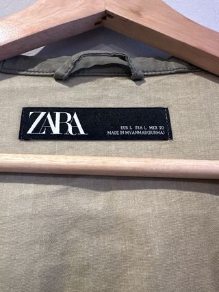 Anorak verde polipiel talla L