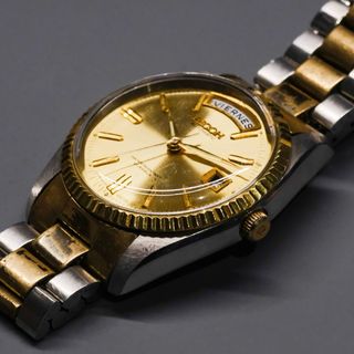 Reloj Ricoh Automático Bicolor Día-Fecha