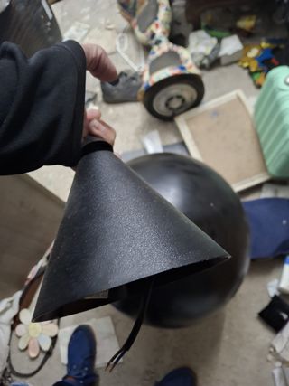 Lámpara moderna colgante negra