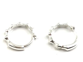 argollas plata 925mm