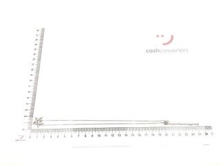 cadena plata 925mm con piedra con circonita 19 2.5cm