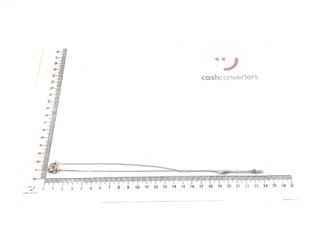 collar plata 925mm con piedra con circonita 19 5cm