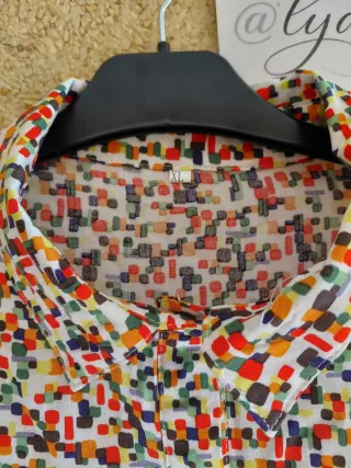 Vestido estampado multicolor