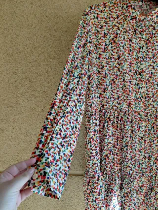 Vestido estampado multicolor