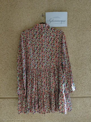 Vestido estampado multicolor