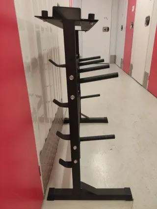 Soporte para discos y barras largas