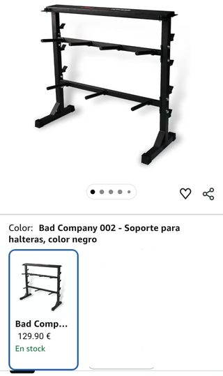 Soporte para discos y barras largas