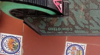 Patinete Oxelo MID5 Gris Menta