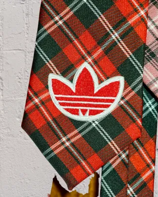 Corbata Rework Yankees Rosa y Roja