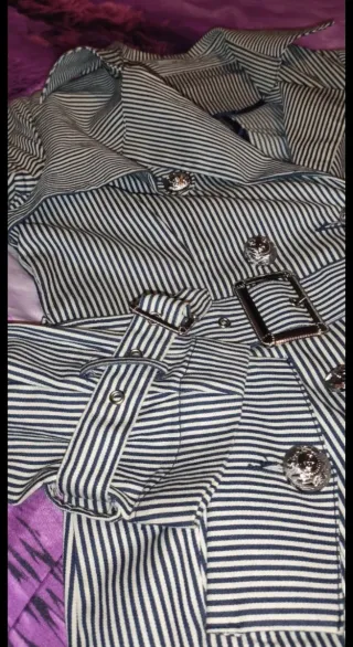 Gabardina marinera rayas Talla 38