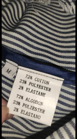 Gabardina marinera rayas Talla 38