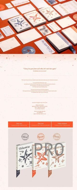 Tomorrow x Together (TxT) -Minisode 3: TOMORROW (6th Mini Album) - Opción: Romantic (naranja)