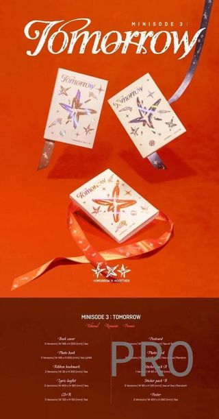 Tomorrow x Together (TxT) -Minisode 3: TOMORROW (6th Mini Album) - Opción: Romantic (naranja)