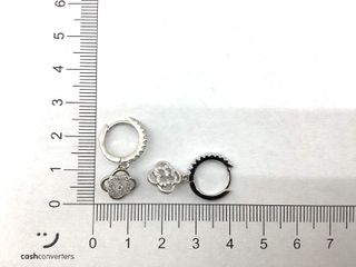 argollas plata 925mm con piedra con circonita