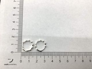 argollas plata 925mm