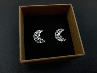 pendientes plata 925mm con piedra con circonita