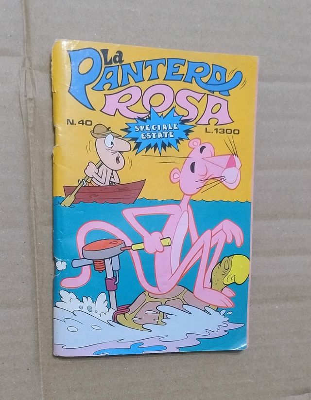 Lotto 5 Fumetti Vintage: Pantera Rosa, Tiramolla e