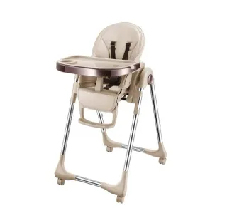 Silla alta bebé plegable regulable