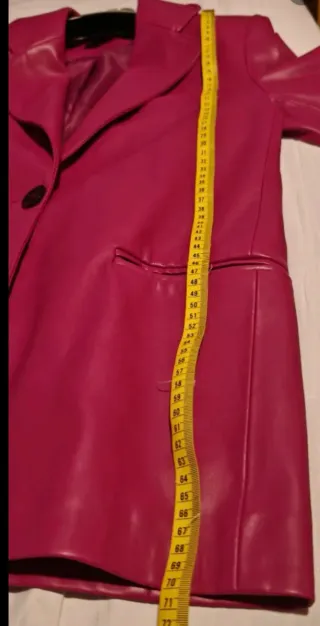 Americana efecto piel fucsia Talla S