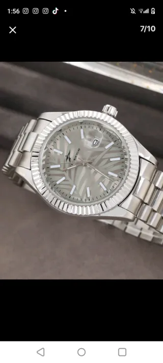 Reloj RICEGO Plata y Gris