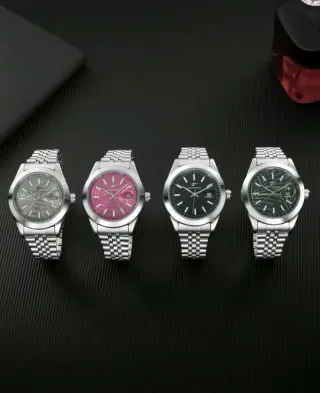 Reloj RICEGO Plata y Gris