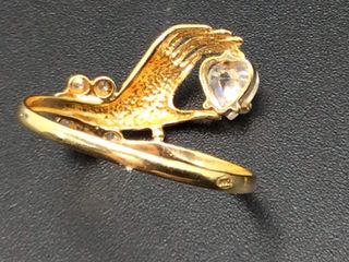 anillo oro 18k con piedra