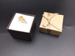 anillo oro 18k con piedra