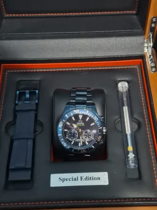 Reloj Jaguar Edición Limitada Azul/Plata