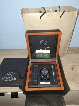 Reloj Jaguar Edición Limitada Azul/Plata