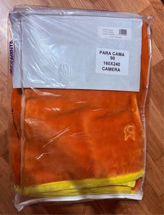 2 Mantas Ibermanta Cama 90-160x240 cm